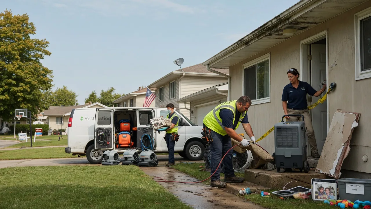 Water Damage Restoration in Rantoul, IL near me